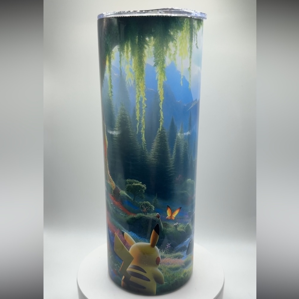 Pikachu Forest Scene Tumbler